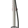 fietspomp met manometer staal 61 cm wit (020601)