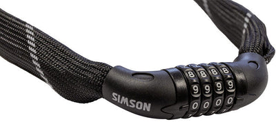 Simson kettingslot combo met cijfercode 6x100mm