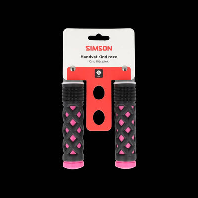 Simson handvatten kinder roze-zwart