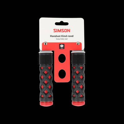 Simson handvatten kinder rood-zwart