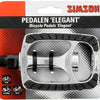 pedalen set Elegant 9 16 inch zilver zwart