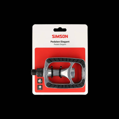 Simson pedalen elegant anti-slip - aluminium