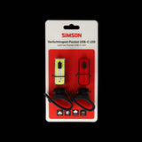 Simson verlichtingsset aurora pocket - usb-c oplaadbaar - afbeelding 1