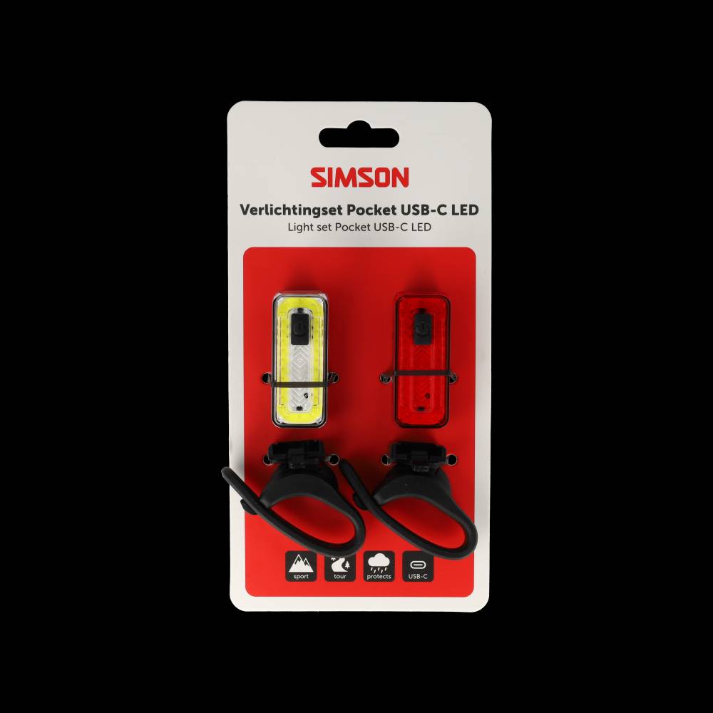 Simson verlichtingsset aurora pocket