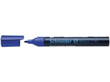 Schneider marker permanent 230 rond blauw 10st - afbeelding 2