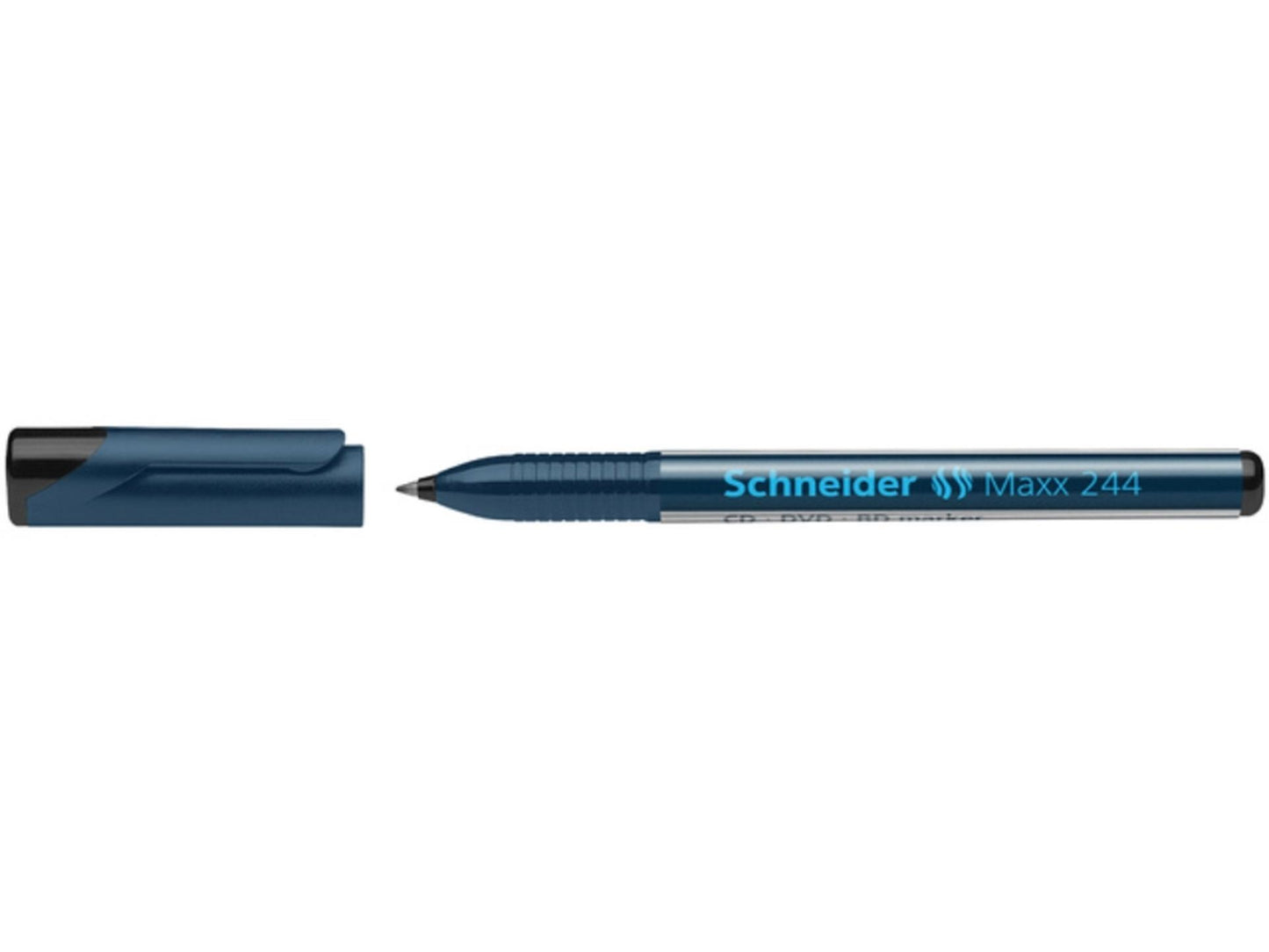 Schneider cd dvd marker maxx 244 0,7mm zwart doos a 10 stuks