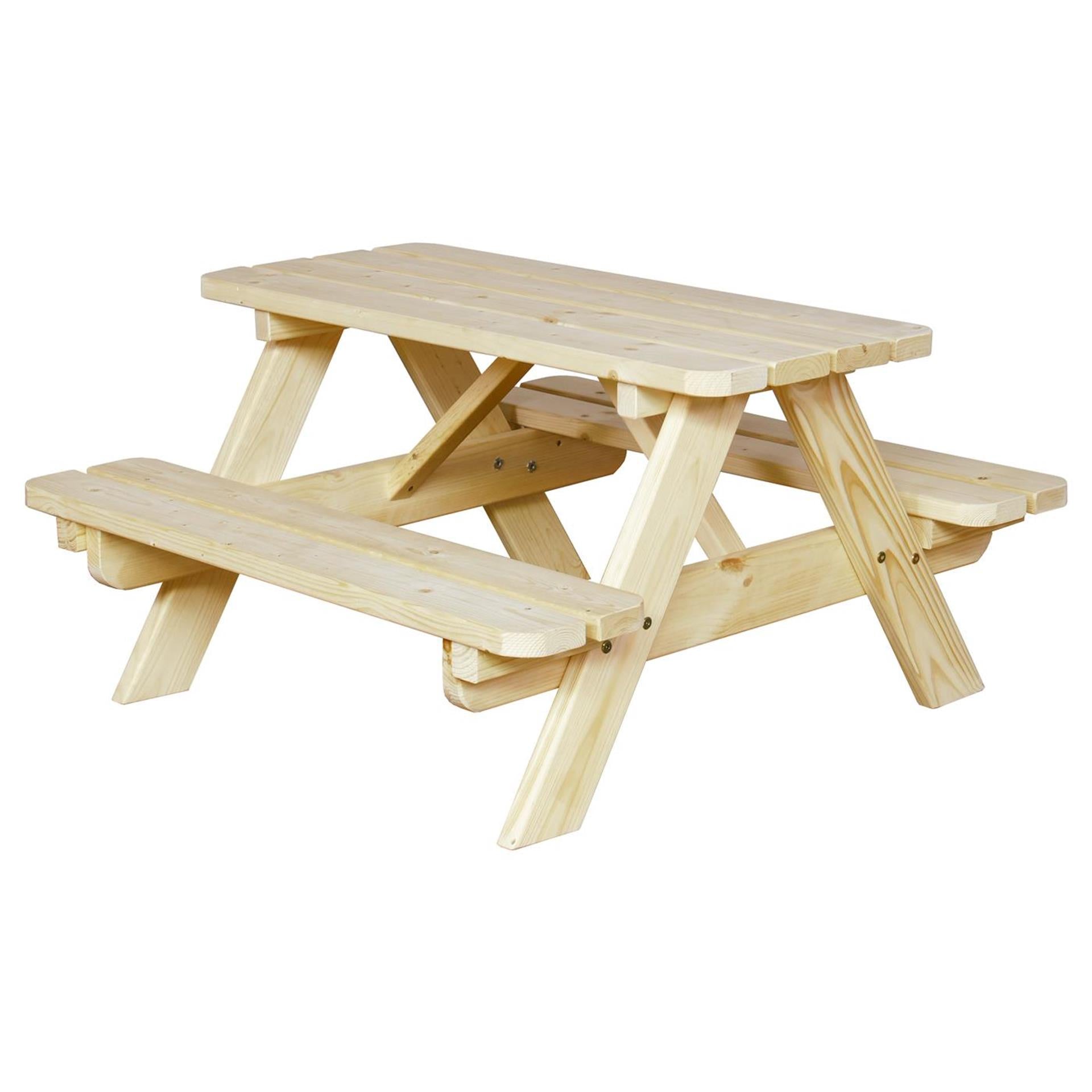 Sens -line jimmy kinder picknickbank grenenhout h55x90x90cm