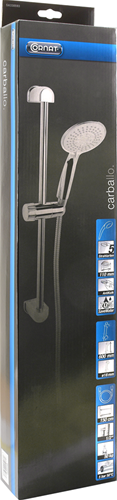 Cornat doucheset carballo 5s chroom-wit - sa330593 - afbeelding 2
