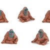 Safari Orang-oetan speelset 2,5 cm bruin 192-delig