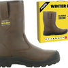 Safety jogger alaska laars s3 winter box | bruin | maat 40 - 00.118.068.40