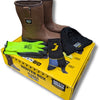 Safety jogger alaska laars s3 winter box | bruin | maat 42 - 00.118.068.42