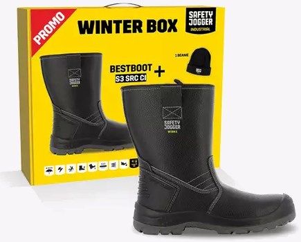 Safety jogger bestboot laars s3 winter box | zwart | maat 47 - 11.118.024.47