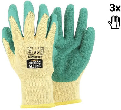 Safety jogger handschoenen constructo 3243x | groen geel | maat 8 - 00.118.101.08