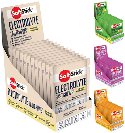 Saltstick fastchews electrolytes chewable tablets 12x16g | orange