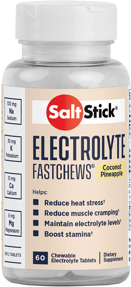 Saltstick fastchews electrolytes chewable tablets 60 pcs. | tropical mango