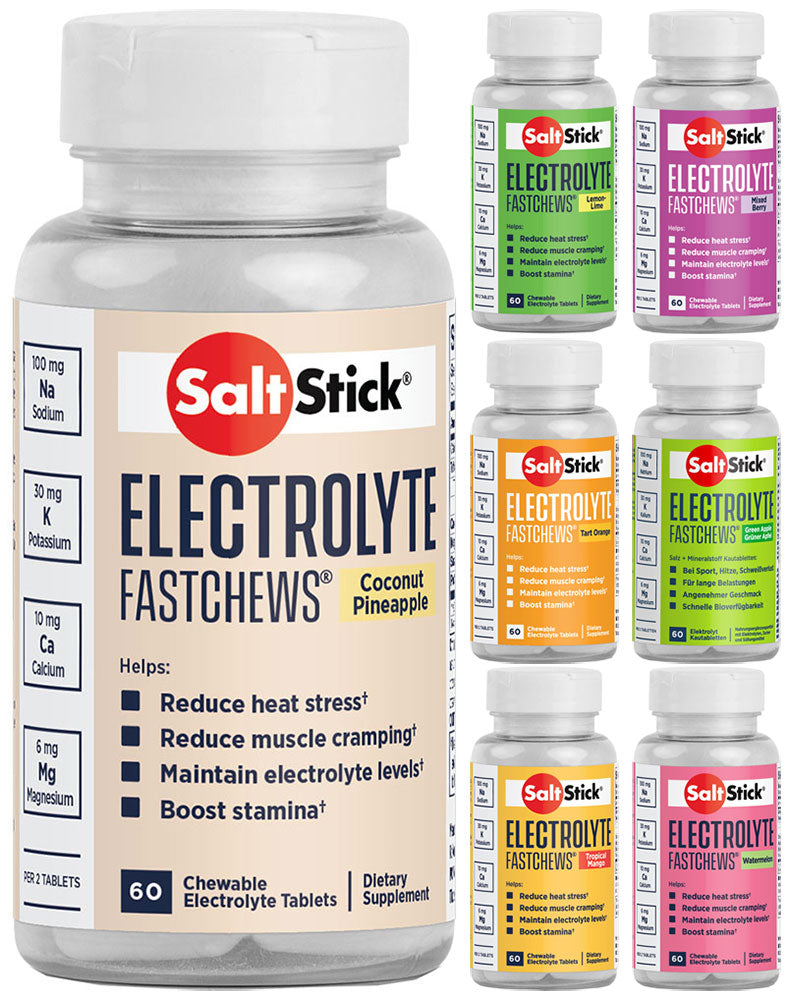 Saltstick fastchews electrolytes chewable tablets 60 pcs. | watermelon