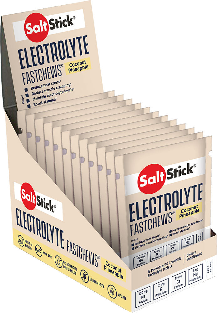 Saltstick fastchews electrolytes chewable tablets 12x16g | orange