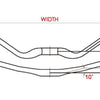 Stuurbocht Satori Noirette 31.8Mm Matzwart 630Mm (E-Bike)