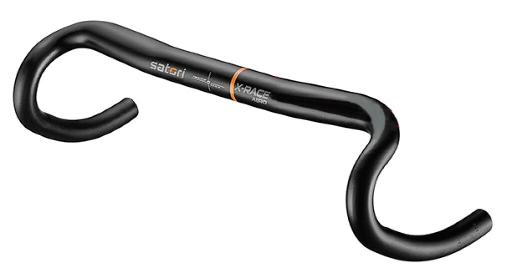 Satori stuur x-race aero ø31.8mm b=400mm - mat zwart
