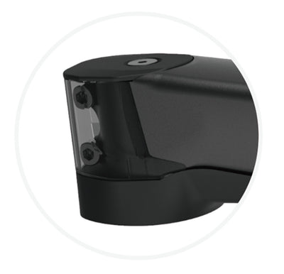 Satori stuurpen viper ø31.8 100mm, 7°, mat-zwart