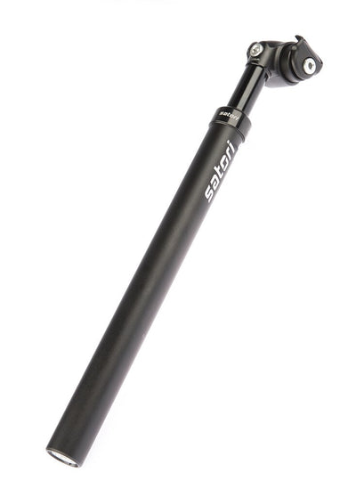 Zadelpen verend Satori Elegance LT Ø27.2mm 350mm - mat zwart