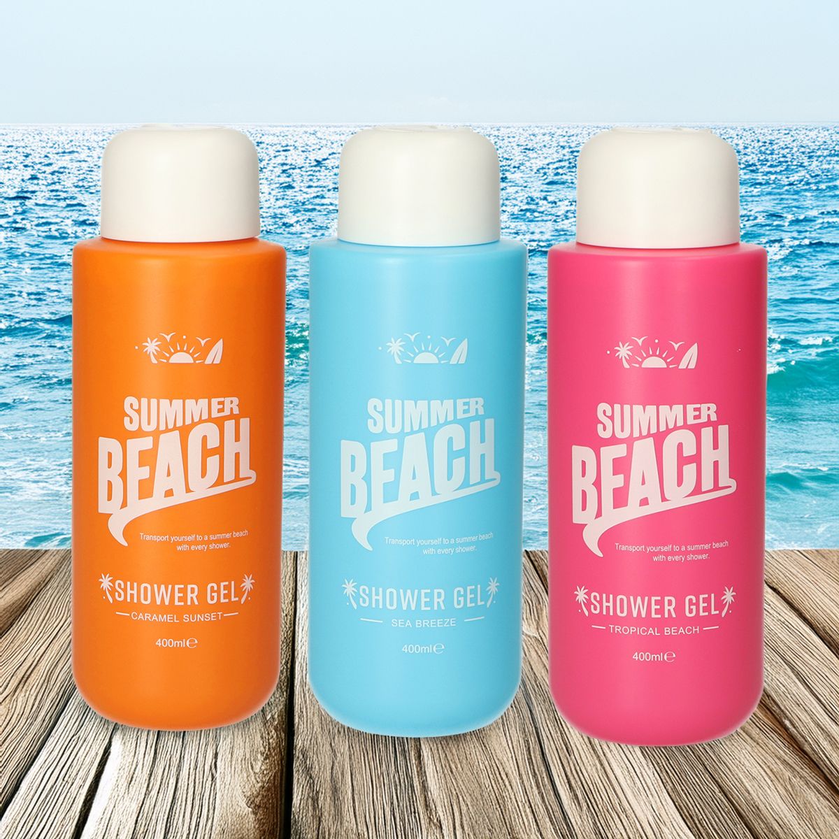 Summer beach shower gel sea breeze 400ml