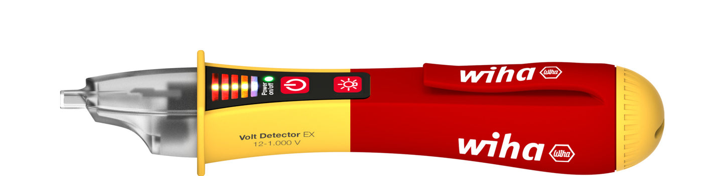 Wiha spanningszoeker volt detector ex-beschermd | contactloos | eenpolig | 12 - 1.000 v ac | incl. 2x aaa-batterijen - 44309 - 44309