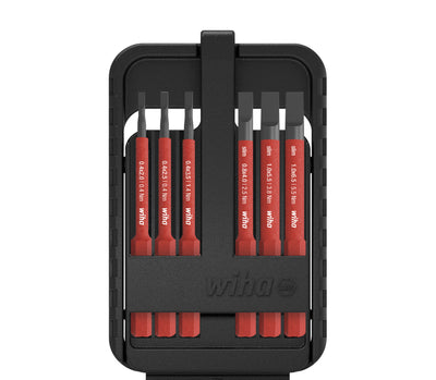 Wiha bitset slimbit electric (rood, 6-delig in slimbit-box)