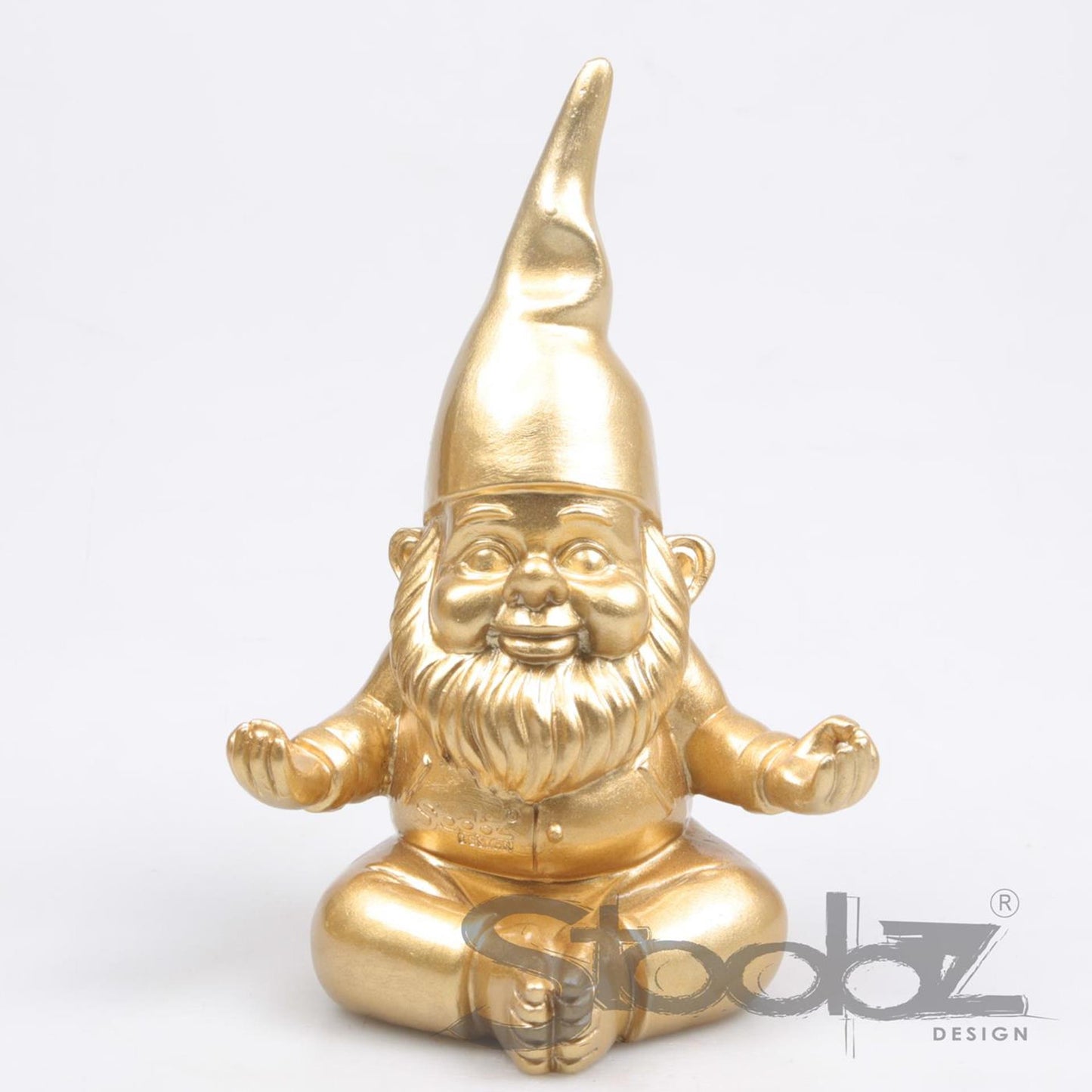 Stoobz design stoobz kabouter yoga goud 11x14x20cm