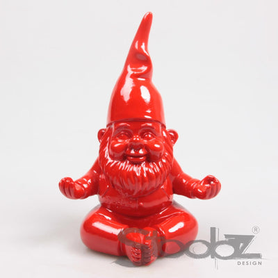 Stoobz design stoobz kabouter yoga rood 20cm
