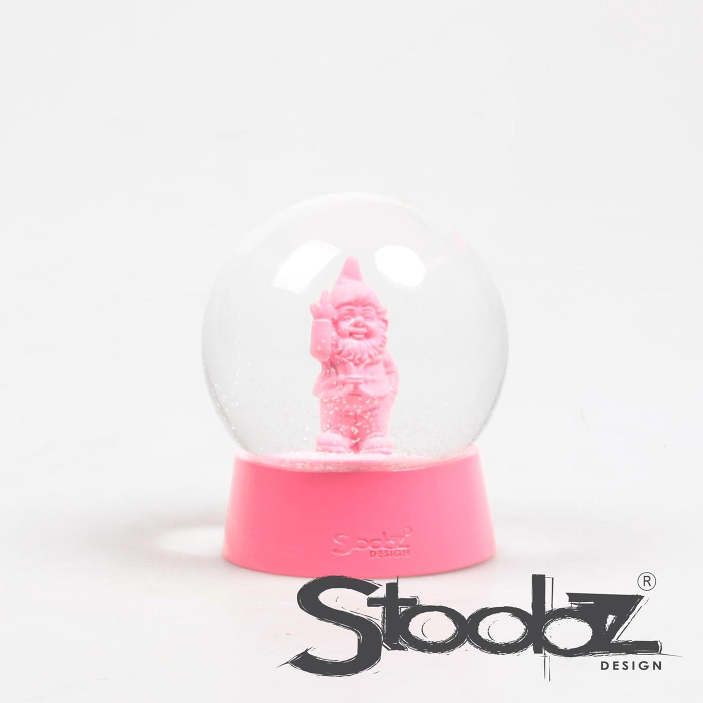 Stoobz design stoobz kabouter f*ck you schudbal fuchsia 10x10x12cm