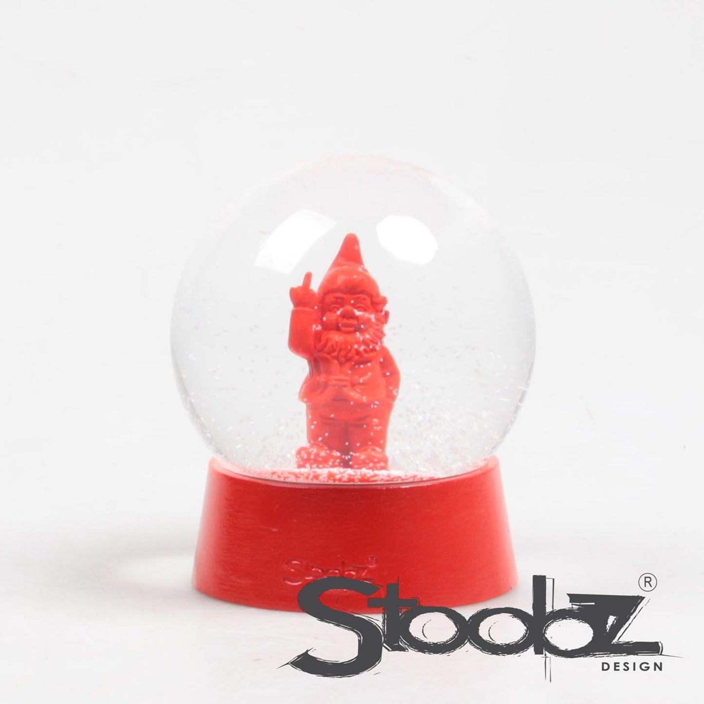 Stoobz design stoobz kabouter f*ck you schudbal rood 10x10x12cm