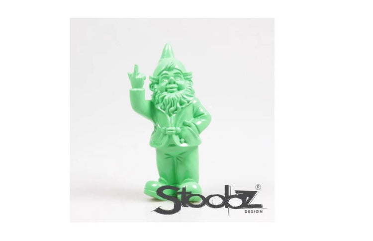 Stoobz design stoobz kabouter f*ck you lime groen 20cm