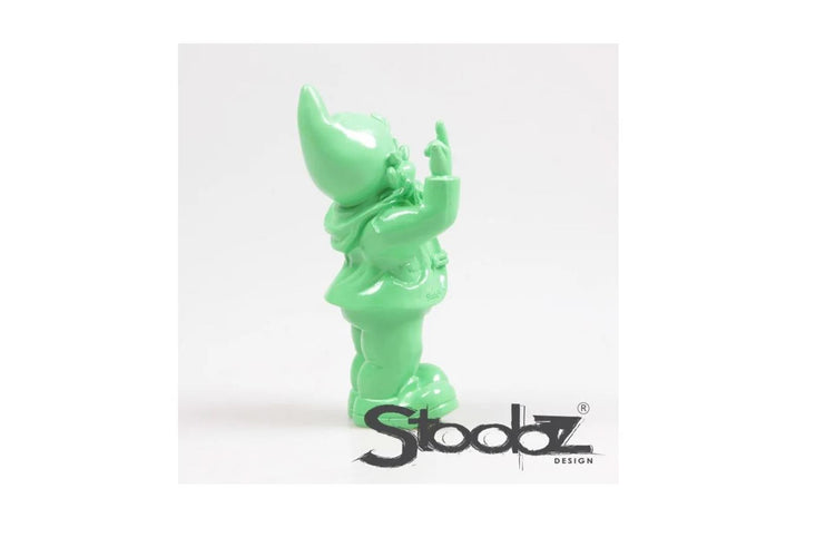 Stoobz design stoobz kabouter f*ck you lime groen 20cm