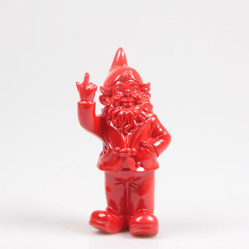 Stoobz design stoobz kabouter f*ck you rood 20cm