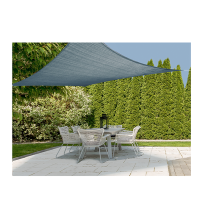 Schaduwdoek 300x300cm vierkant blauw