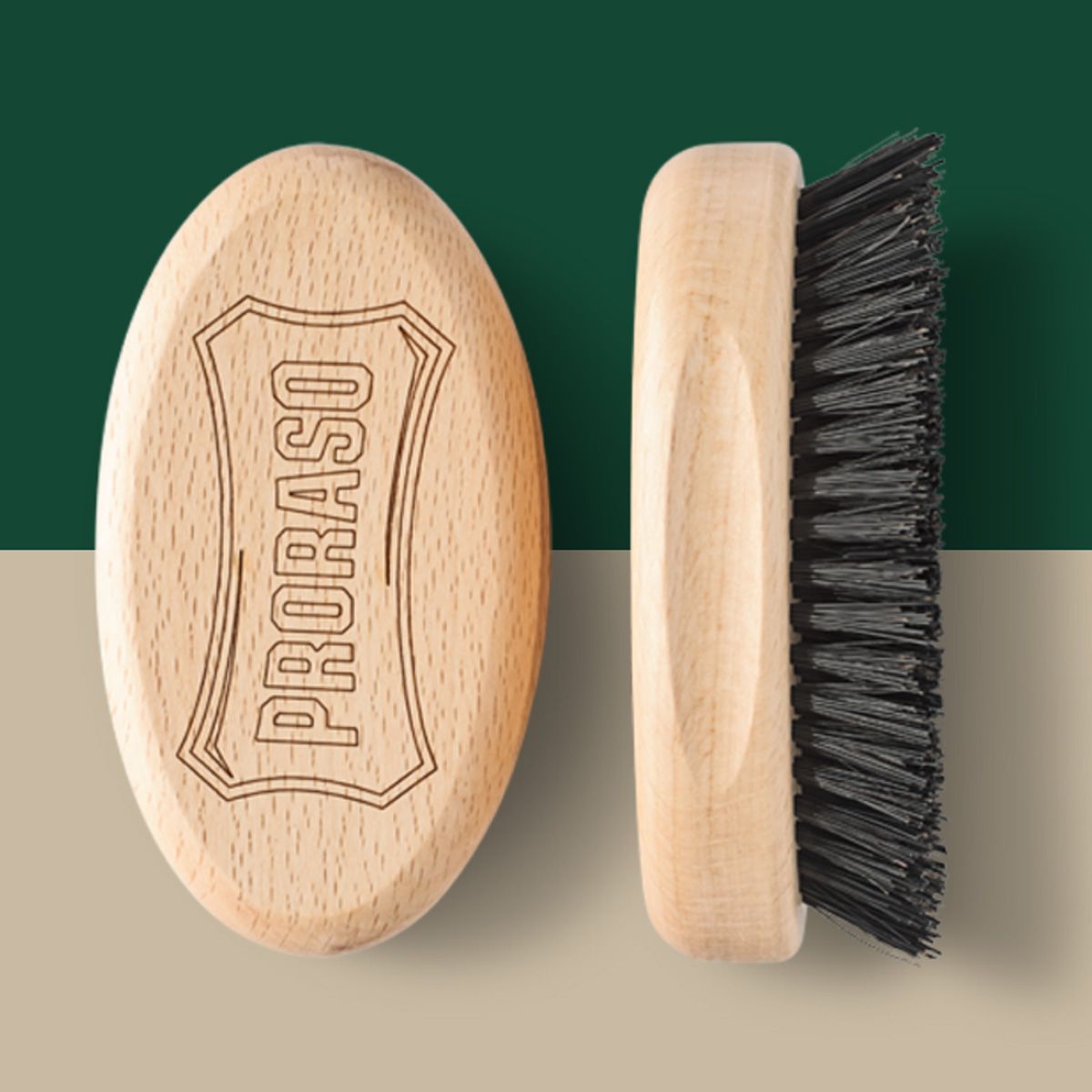 Proraso baard- en snorborstel klein