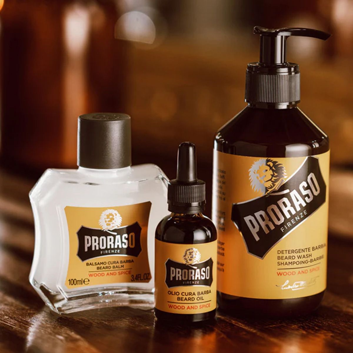 Proraso giftbox baardverzorging wood spice