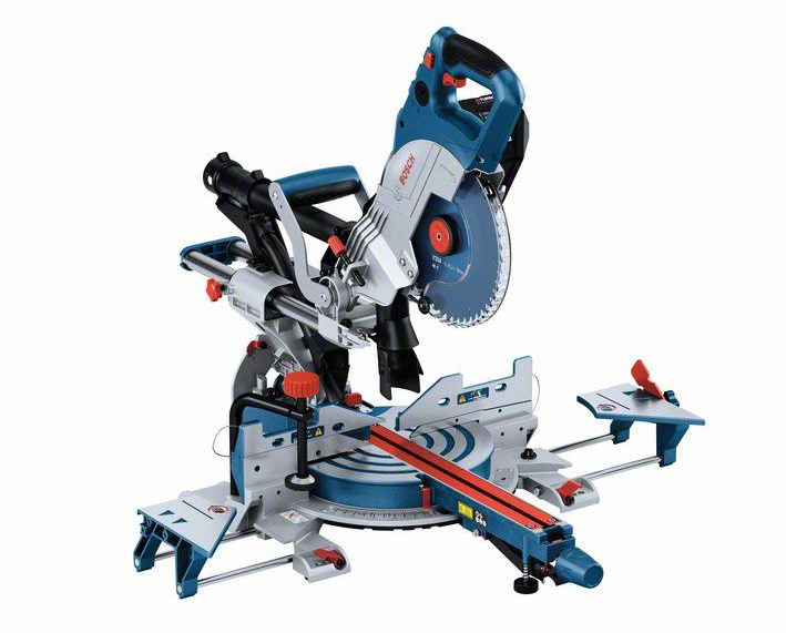Bosch blauw gcm 18v-216 dc accu afkortzaag | 216 mm | zonder accu's en lader - 0601b47001