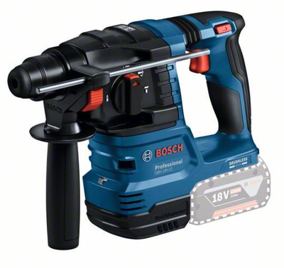 Bosch blauw gbh 18v-22 accu boorhamer | 1,9j | zonder accu's en lader | in doos - 0611924000