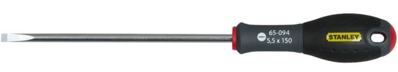 Stanley handgereedschap 1-64-978 fatmax platte schroevendraaier - 3 x 50mm - 1-64-978