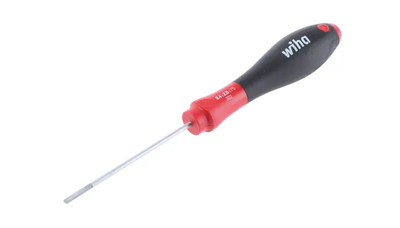 Wiha schroevendraaier | snedebreedte 3,5 mm | klinglengte 100 mm meercomponentengreep | ronde kling | 1 stuk - 00691 00691