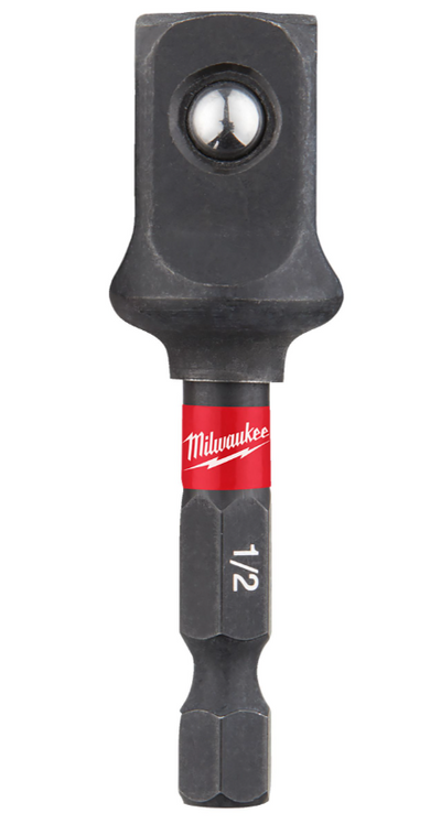 Milwaukee accessoires dopadapter: 1 4 hex - 1 2 aandrijfvierkant -1pc - 4932478803