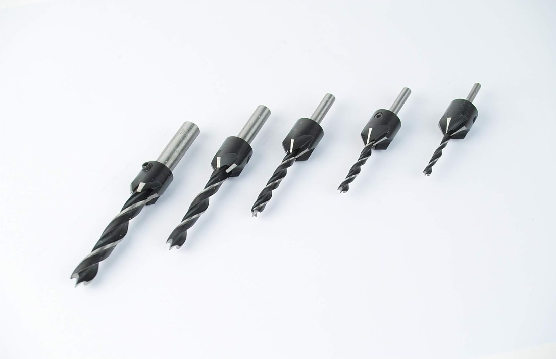 Brüder mannesmann houtborenset met verzinkers 5 dlg (hobby) - 54805