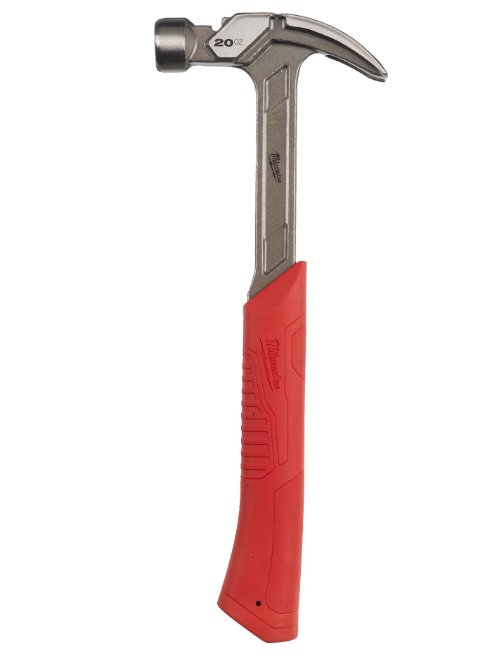 Milwaukee accessoires stalen gebogen klauwhamer 16oz 450g - 4932478656