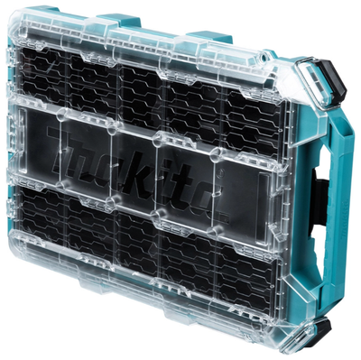 Makita maktrak organizer plat p-91051 gereedschapsbox (blauw zwart)