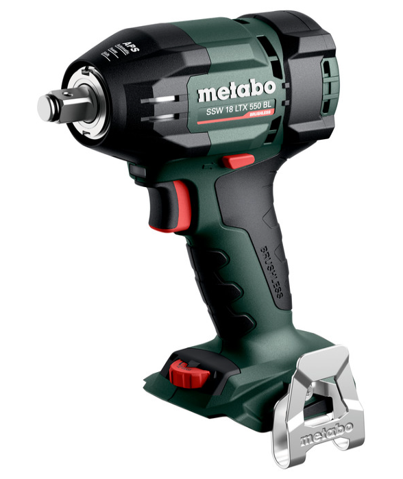 Metabo ssw 18 ltx 550 bl accu-slagschroevendraaier | 18 v | 550 nm | body in x 145 - 602404840
