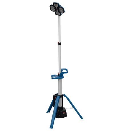 Bosch blauw glt 18v-5000 professional bouwlamp met geintegreerde stafief - 06019p5000