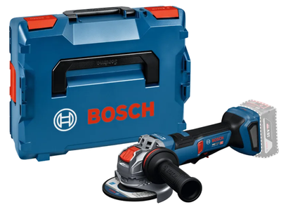 Bosch blauw gws 18v-11 ps professional accu haakse slijper | 125mm | exclusief accu's en lader in l-boxx - 06019n4301