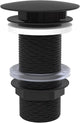 Schütte schutte afvoerwaste | mat zwart | 1 1 4 x 100 mm | zonder overloop – 98806840